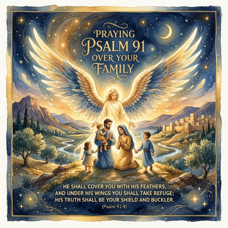 Praying Psalm 91 over your family — practical guide for parents