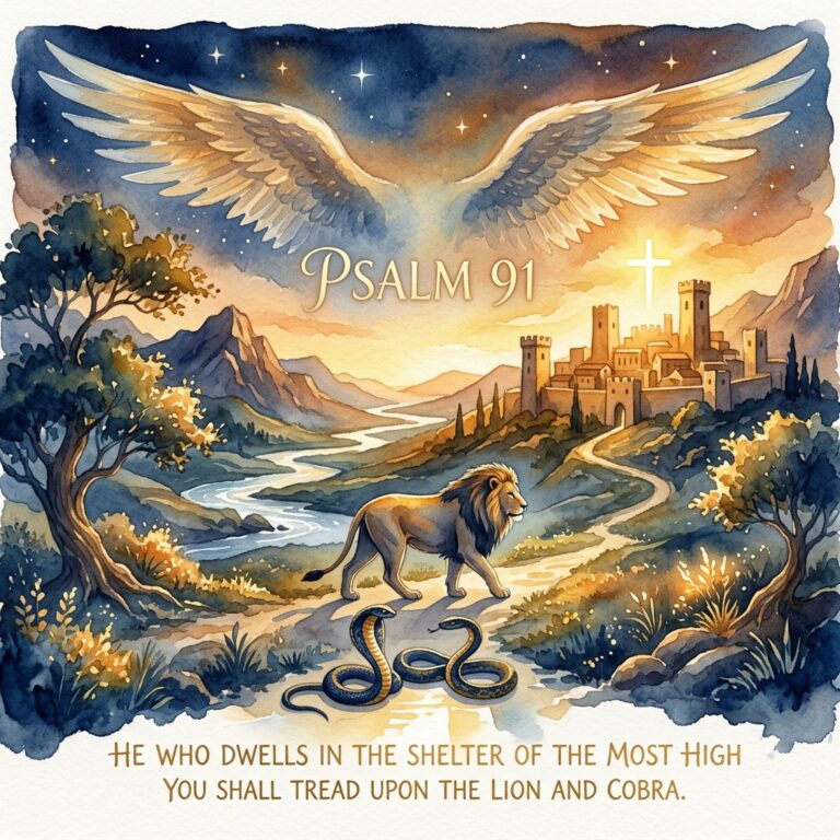Lion, Cobra, and Serpent: The Symbolism of Psalm 91:13 Explained