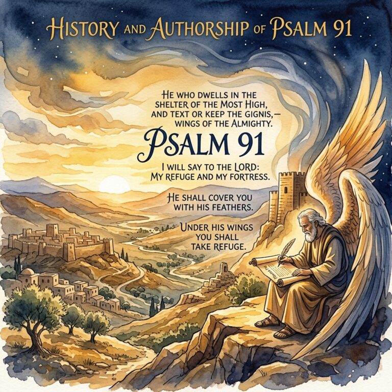 History and Authorship of Psalm 91: A Complete Background Study